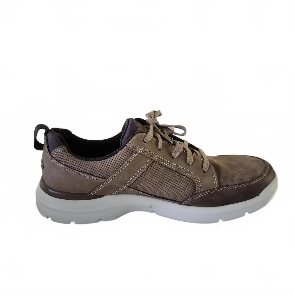 Rockport Men's Sneakers Size 10 Tan Leather Upper